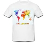 Cumpara ieftin Tricou &quot; Harta lumii colorata 2 &quot;
