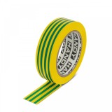 Banda izolatoare- 19 mm x 10 m &ndash; Galben/Verde