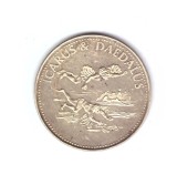 Jeton Shell Icarus &amp; Daedalus, 1969, stare buna, curat