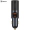 Incarcator auto Baseus Share Together CCBT-C0G 1x USB-A Output 5V/3A + 1x USB Type-C max 5V/3A + 1x bricheta auto 60W total 120W