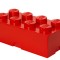 LEGO Cutie depozitare LEGO 2x4 rosu Quality Brand