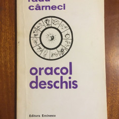 Radu Cârneci - Oracol deschis (1971, princeps, cu autograful poetului)