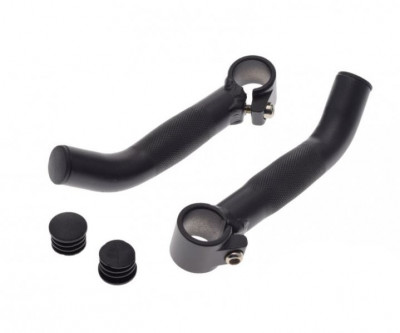 Set capeti ghidon bicicleta, culoare negru PB Cod:AWR2094B foto