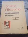 revista &bdquo;Caiete de filosofie&rdquo; nr. 8/1944 - Virgil Stancovici - Idealism transcendental și idelaism critic