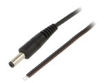 Cablu Alimentare DC 4.8/1.7 Negru 1.5m