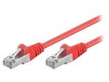 Cablu Patch Cord F/UTP Cat 5e Ecranat 3m Roșu, Goobay
