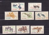 ROMANIA 1964 LP 592 GRADINA ZOOLOGICA DIN BUCURESTI SERIE MNH