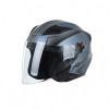 Casca moto scuter HECHT 52627S, design modern, bluemarin-negru, marimea S 55-56 cm