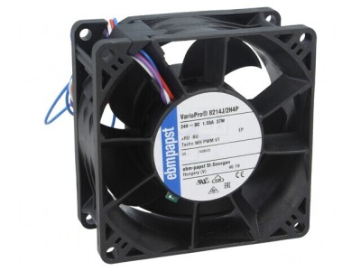Ventilator axial 24V 80x80x38mm 220m3/h foto