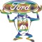 Sticker Auto Ford Tasmanian , Autocolant Tuning cu Personaj Rebel