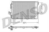 Condensator climatizare AC Denso, OPEL Astra H, 03.2004-12.2012; ZAFIRA, 07.2005-04.2015 motor 1,4; 1,6; 1,8 benzina, aluminiu/ aluminiu brazat, 585(