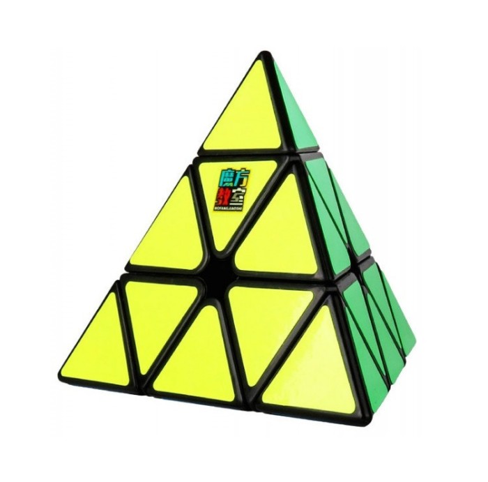 Cub Magic 3x3x3 Moyu MoFang Meilong Pyraminx, Black, 255CUB-1