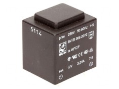 Transformator 3,2VA 230V 12V 267mA PCB