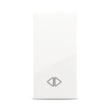 &Icirc;ntrerupător cruce 1M 10A Moda Voice ELBI: control iluminat din 3 puncte, modular, montaj &icirc;ngropat, disponibil &icirc;n 4 culori pentru interior modern.