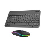 Set Tastatură și Mouse Wireless &ndash; 2.4GHz, Design Ergonomic, Conectare USB, Baterii Incluse, Negru