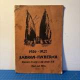 Ambrosi-Fischer &amp; Co., Pepinierele de pomi și vițele altoite, 1926