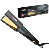 Placa de indreptat parul profesionala BIRAI SILKY TOUCH GOLD, Placi late de Nano-Titan, Mod de incalzire Ultrarapid 80-250&ordm;C, Mod de intretinere a par