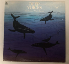 [Vinil] Whales ? Deep Voices - The Second Whale Record - vinil original foto