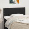 Tablie de pat, negru, 100x5x78/88 cm, piele ecologica GartenMobel Dekor, vidaXL