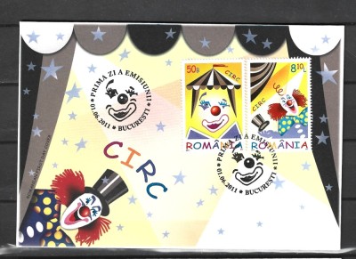 ROMANIA 2011 - CIRC - FDC - LP 1903 foto