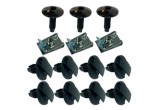 Set cleme fixare carenaj roata PEUGEOT 3008, 08.2009-09.2016, 14 buc/set,