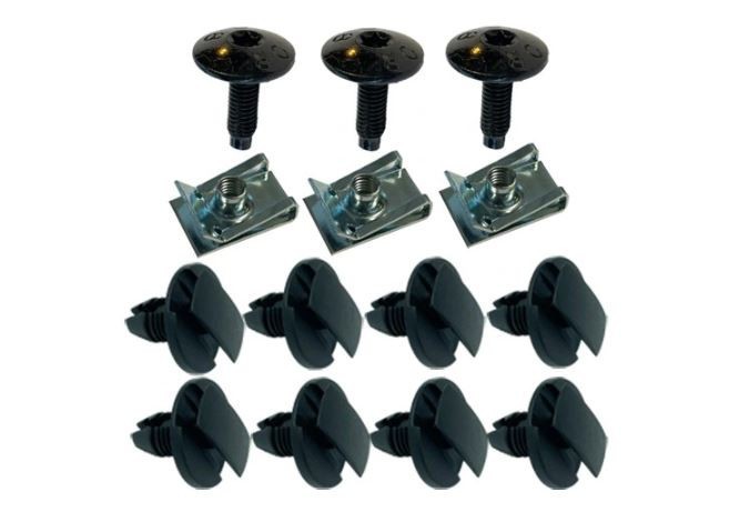Set cleme fixare carenaj roata PEUGEOT 3008, 08.2009-09.2016, 14 buc/set,