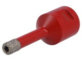 Freza diamantată 8mm pentru granit și marmură, filet M14