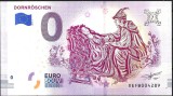 !!! 0 EURO SOUVENIR - GERMANIA , FRUMOASA DIN PADUREA ADORMITA - 2019.1 - UNC / SERIA BASME // NU TRIMIT PRIN CURIER