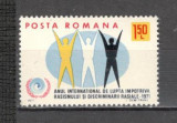 Romania.1971 Anul international impotriva rasismului CR.234, Nestampilat