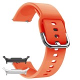 Curea din silicon compatibila cu Samsung Galaxy Watch8 40mm, Orange Fire