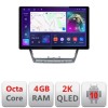 Navigatie dedicata Skoda Octavia 2 2005-2013 N-005 Edonav ecran 13&quot; 2K 8 si 128 Android Waze USB Navigatie 4G 360 Toslink Youtube CarStore Technology