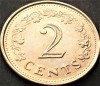 Moneda exotica 2 CENTI - MALTA, anul 1977 * cod 39, Europa