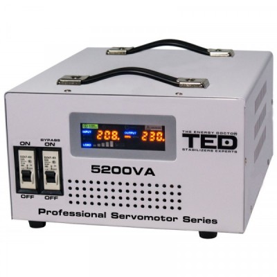 Stabilizator de Tensiune 5200VA 3000W SVC TED 7i005 XXM foto