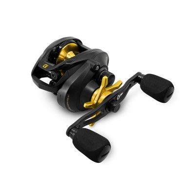 Mulineta baitcasting/multiplicator Delphin Zandera, 6R, left handle, pentru dreptaci foto