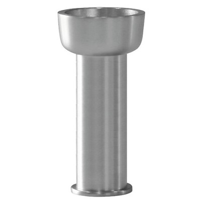 Extensie adaptor pentru nuca/manson, Lampa, Aluminiu, Diametru 32 mm x 70 mm h, Argintiu foto