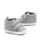 Adidasi gri cu barete cu arici (Marime Disponibila: 3-6 luni (Marimea 18