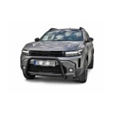 Cumpara ieftin Bullbar auto fata negru mat compatibil Dacia Duster III 2024-2026 cu kit montaj