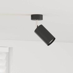 vidaXL Spot de tavan Negru 6 x 6 x 16.5 cm Oțel 4108191