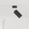 vidaXL Reflector de Plafon 1 Cale Reglabil Negru GU10