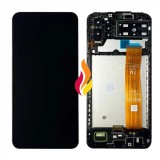 Display LCD Samsung Galaxy A13 4G A135, Rama Inclusa, Negru + Folie Sticla ShieldPro 99H