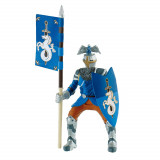 Figurina Cavaler pentru turnir albastru