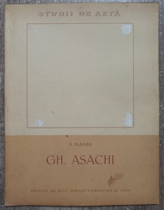 Gh. Asachi - H. Blazian// 1956