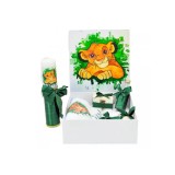 Cumpara ieftin Set Cutie Trusou cu Lumanare, 9 Piese "Cu drag de la nasi" - Simba, Verde - TB205