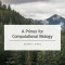 A Primer for Computational Biology