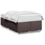 Cumpara ieftin Cadru de pat fara saltea tesatura maro 120x190 cm tesatura