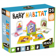 Puzzle educativ - Baby Habitat | Headu