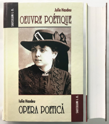 Iulia Hasdeu Opera Poetica, Oeuvre Poetique, Poezii. foto