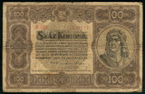 Ungaria 100 korona 1920 VG