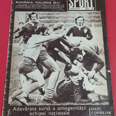 Revista SPORT nr.8/aprilie 1974