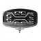 Proiector faza lunga cu DRL alb si stroboscop X-Spider V3436